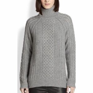 Vince Gray Turtleneck Sweater - XS